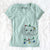 Christmas Lights Francesca the Maltipoo - Women's V-neck Shirt