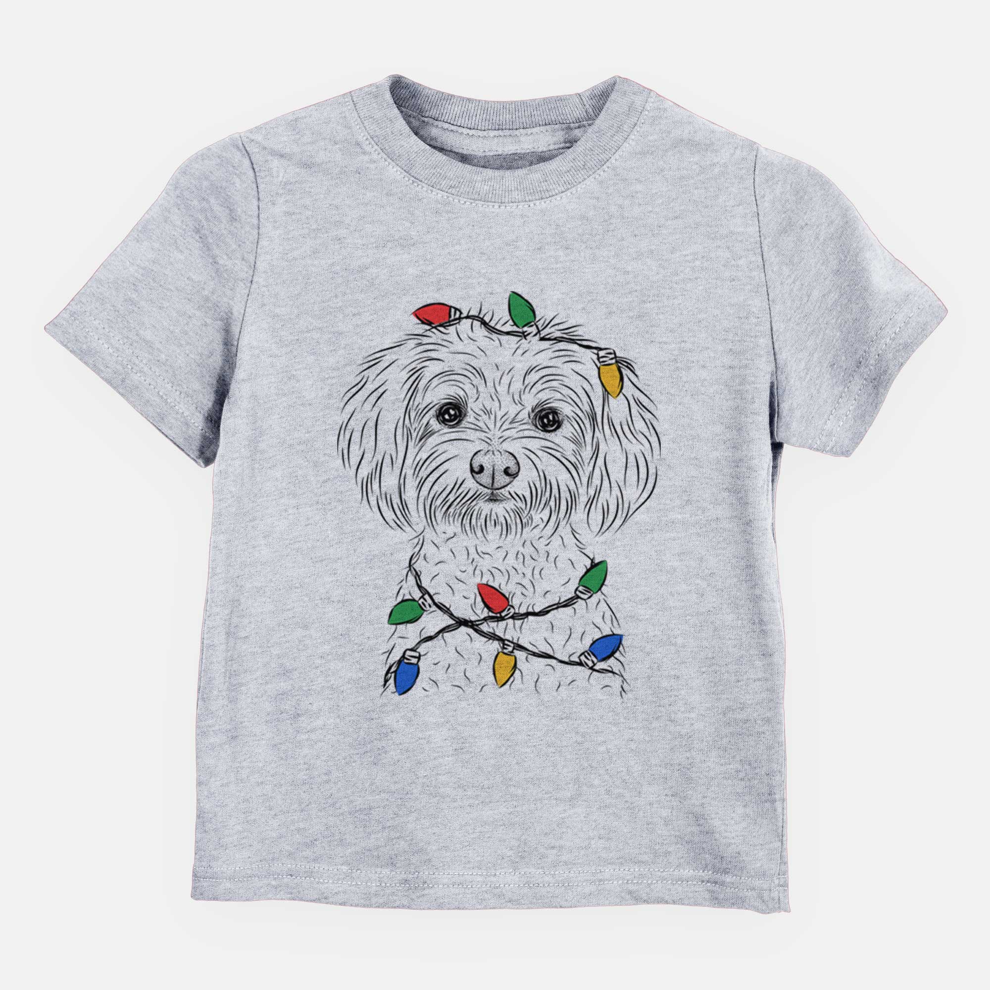 Christmas Lights Francesca the Maltipoo - Kids/Youth/Toddler Shirt