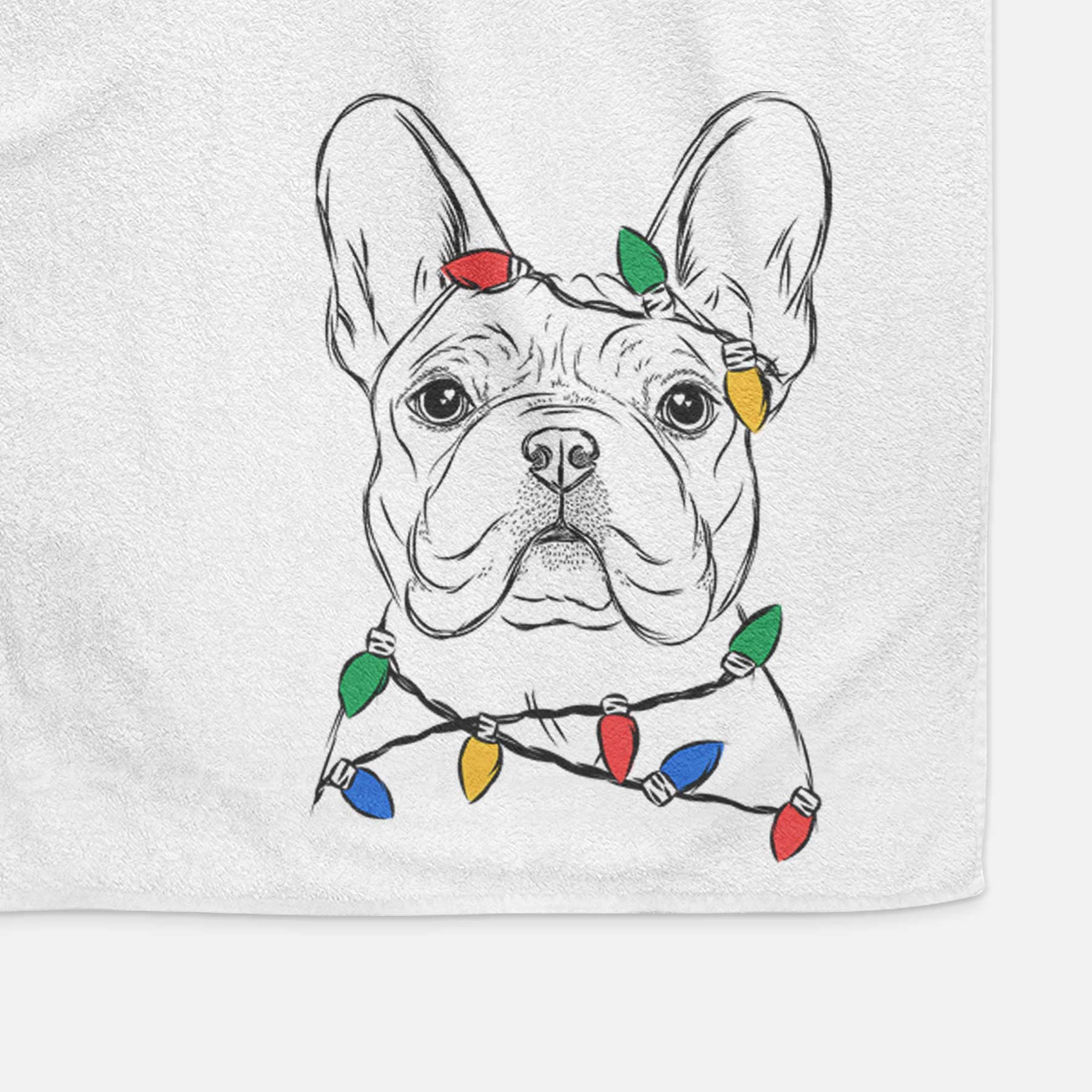 Franco the French Bulldog Decorative Hand Towel