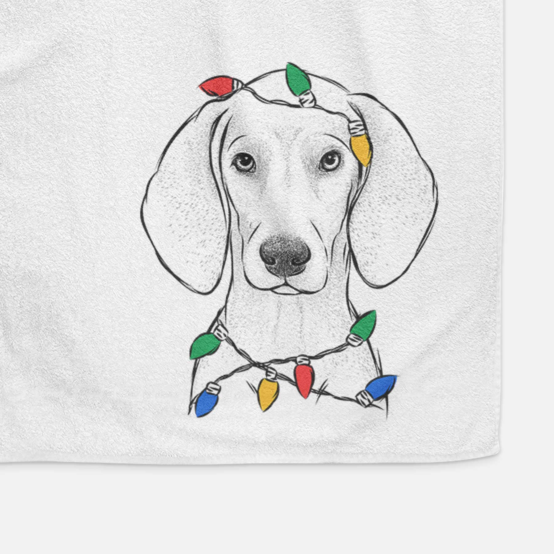 Frejya the Weimaraner Decorative Hand Towel