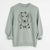 Christmas Lights Frejya the Weimaraner - Unisex Pigment Dyed Crew Sweatshirt