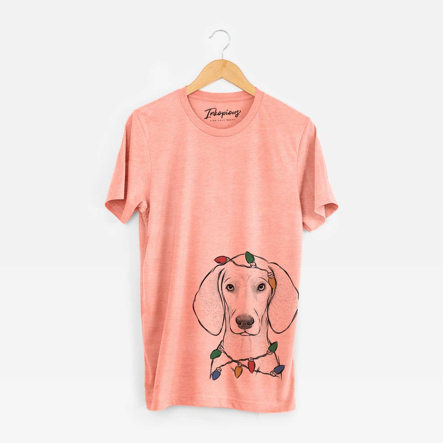 Christmas Lights Frejya the Weimaraner - Unisex Crewneck