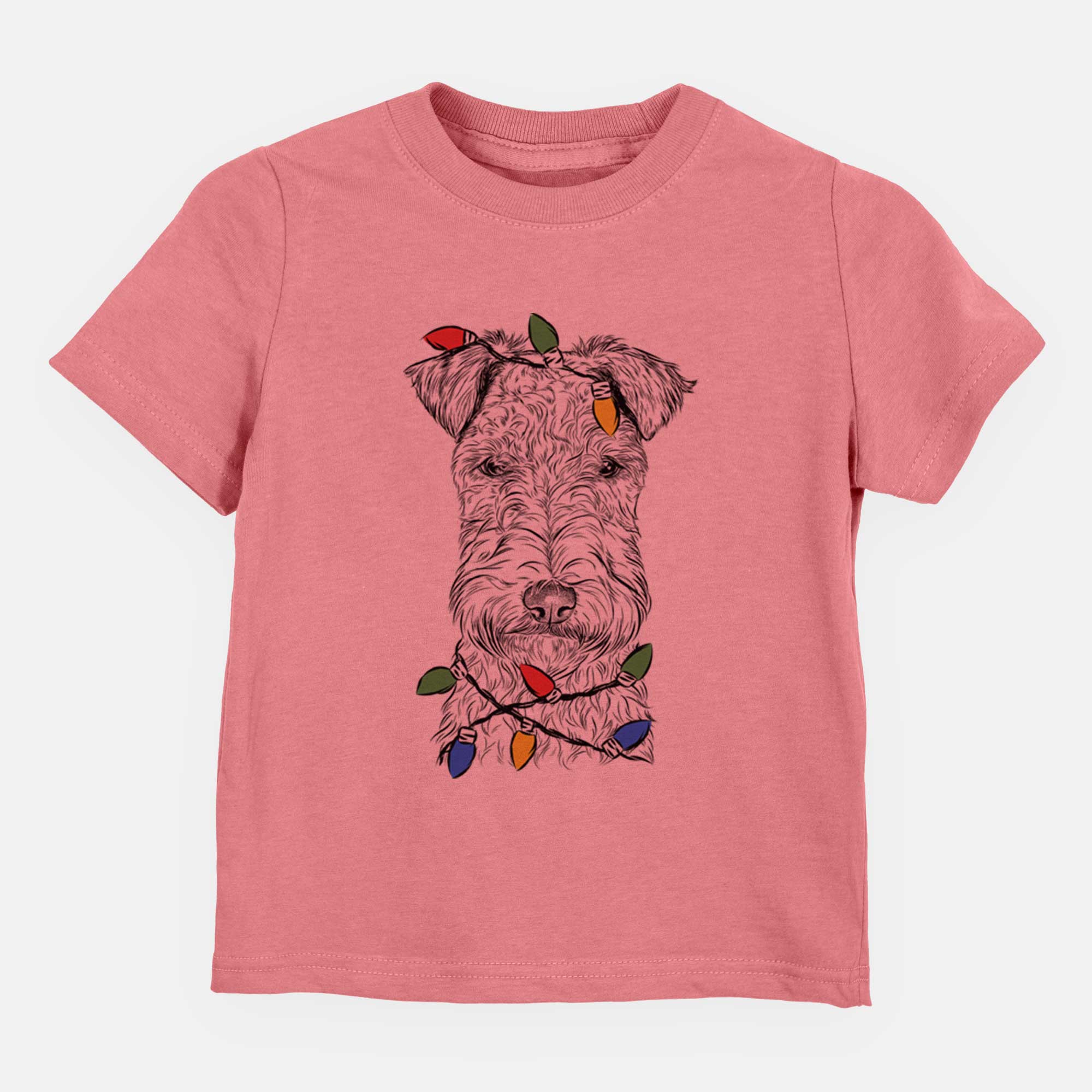 Christmas Lights Frida the Lakeland Terrier - Kids/Youth/Toddler Shirt