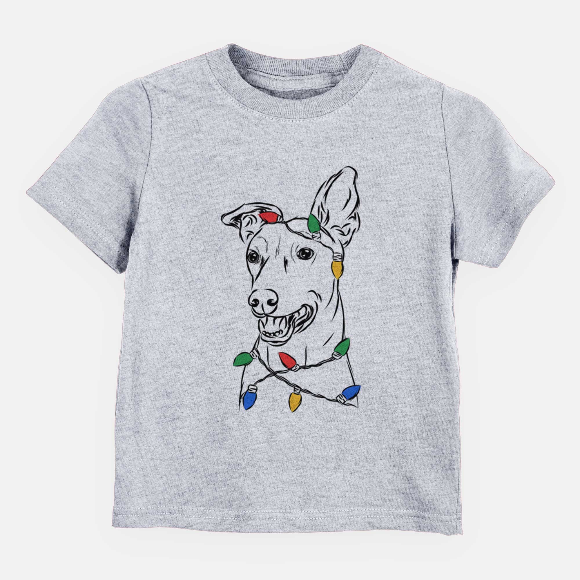 Christmas Lights Frosty the Greyhound - Kids/Youth/Toddler Shirt