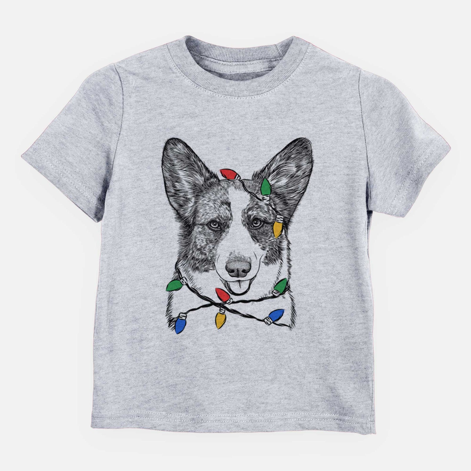 Christmas Lights Gabby the Cardigan Welsh Corgi - Kids/Youth/Toddler Shirt
