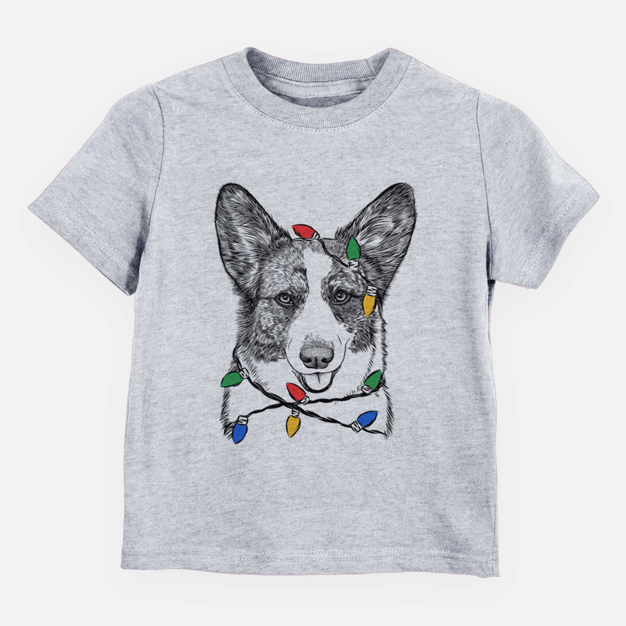 Christmas Lights Gabby the Cardigan Welsh Corgi - Kids/Youth/Toddler Shirt