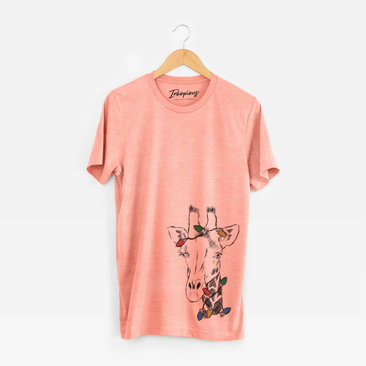 Christmas Lights Geoffrey the Giraffe - Unisex Crewneck