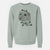 Christmas Lights Georgie Boy the Mixed Breed - Unisex Pigment Dyed Crew Sweatshirt