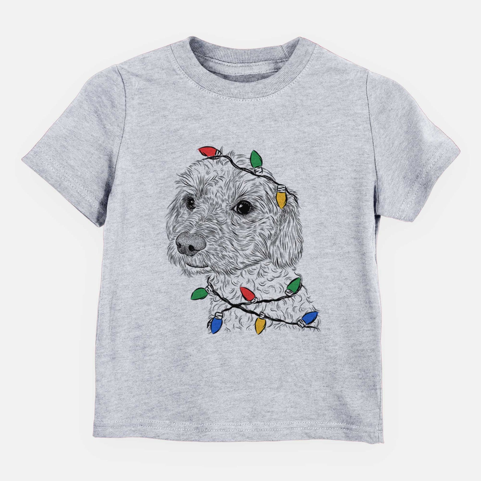 Christmas Lights Georgie Boy the Mixed Breed - Kids/Youth/Toddler Shirt