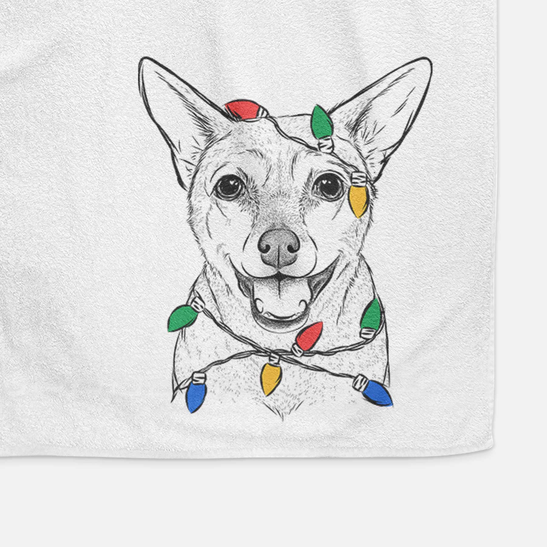 Georgie the Chiweenie Decorative Hand Towel