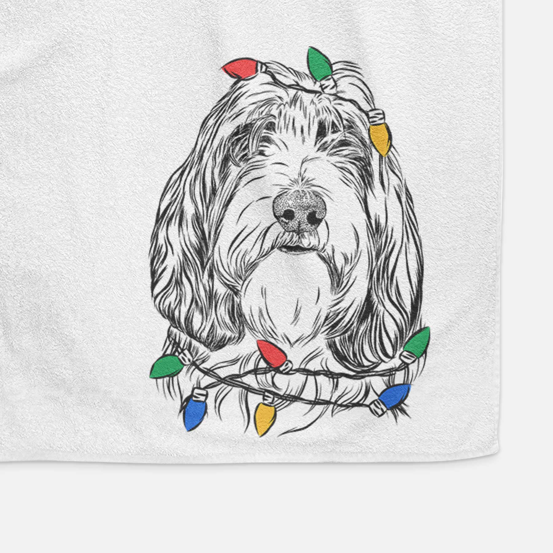 Gerard the Petit Basset Griffon Vendeen Decorative Hand Towel