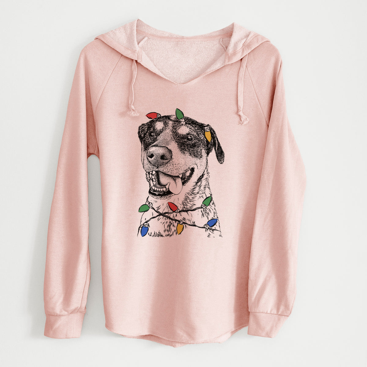 Christmas Lights Gerti the Mixed Breed - Cali Wave Hooded Sweatshirt