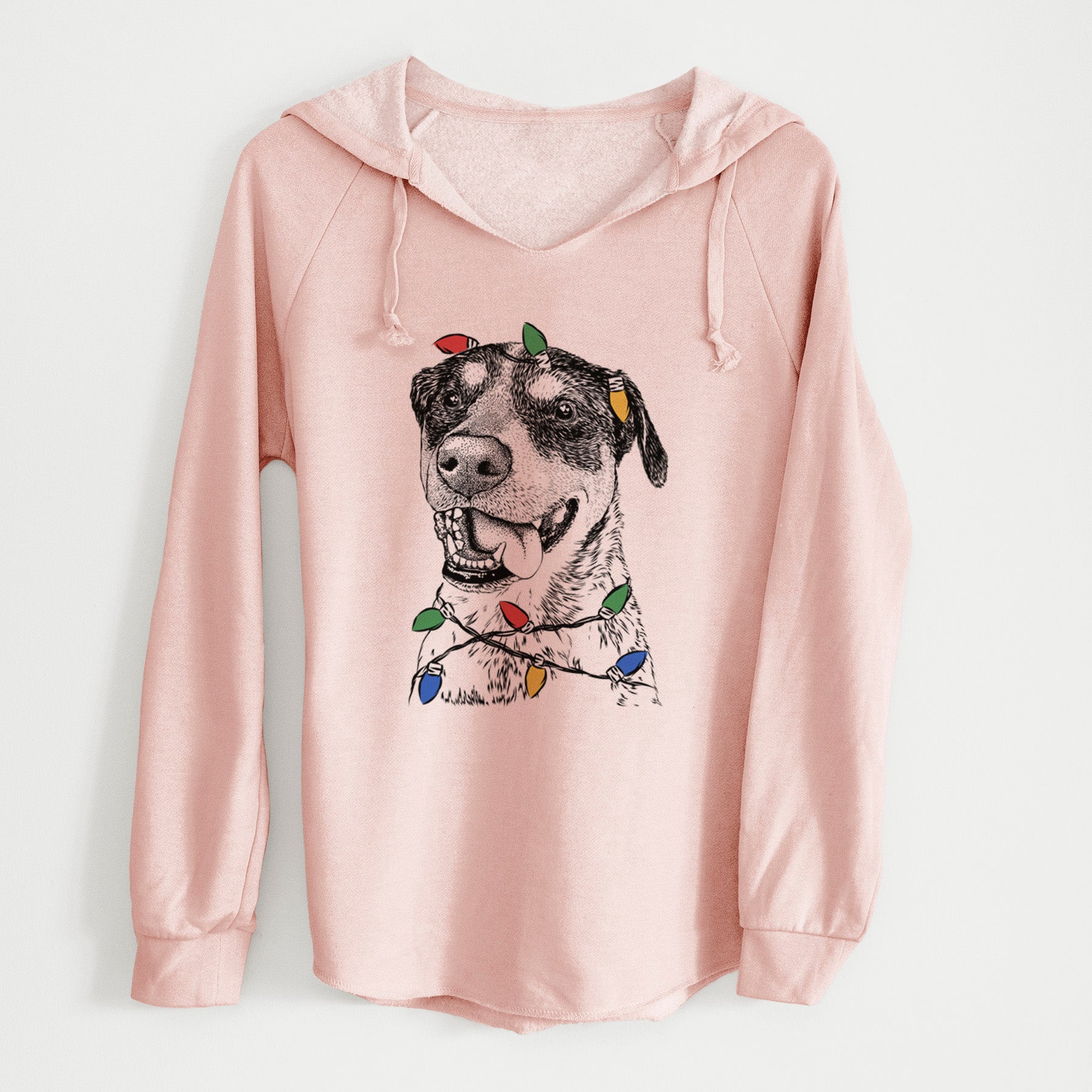 Christmas Lights Gerti the Mixed Breed - Cali Wave Hooded Sweatshirt