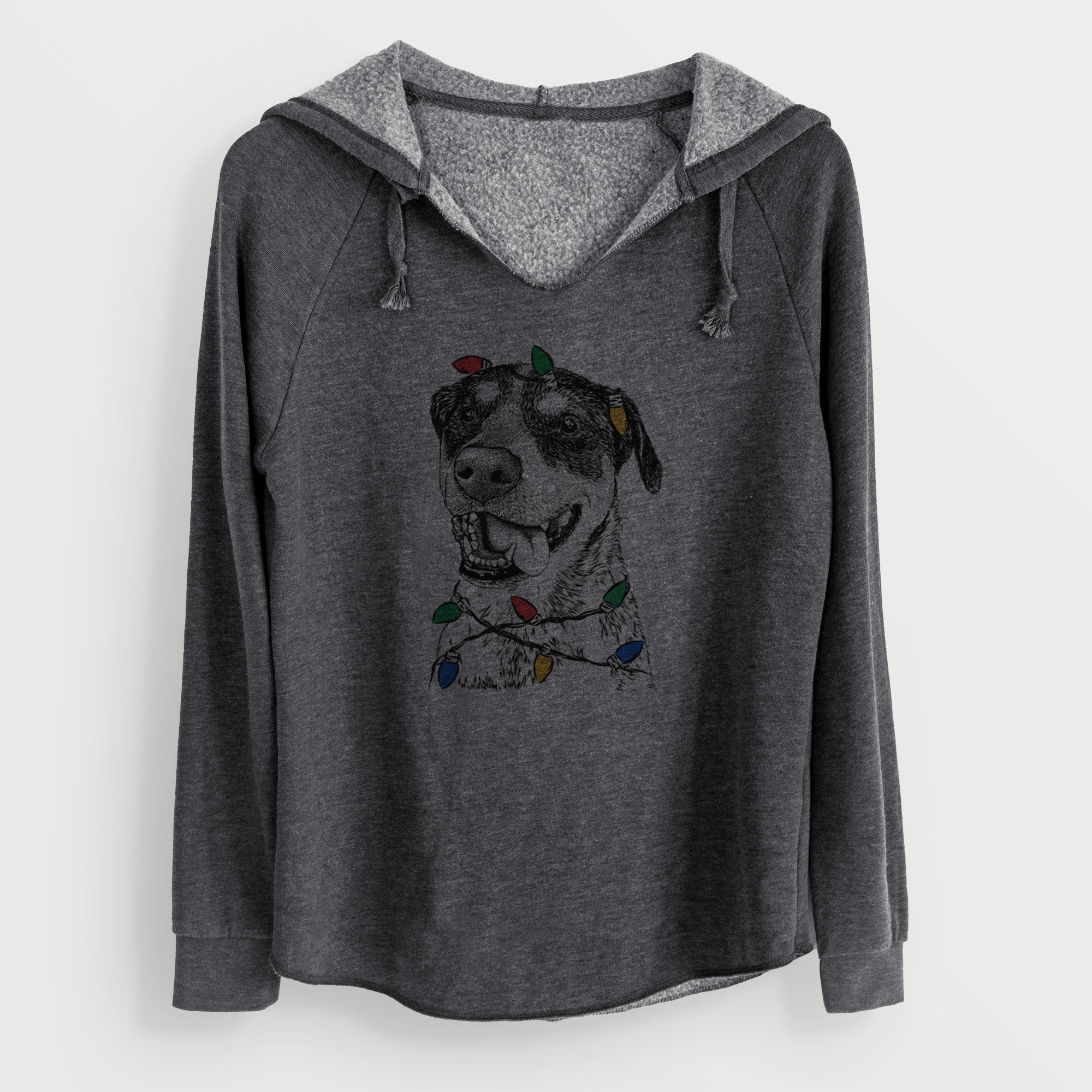 Christmas Lights Gerti the Mixed Breed - Cali Wave Hooded Sweatshirt