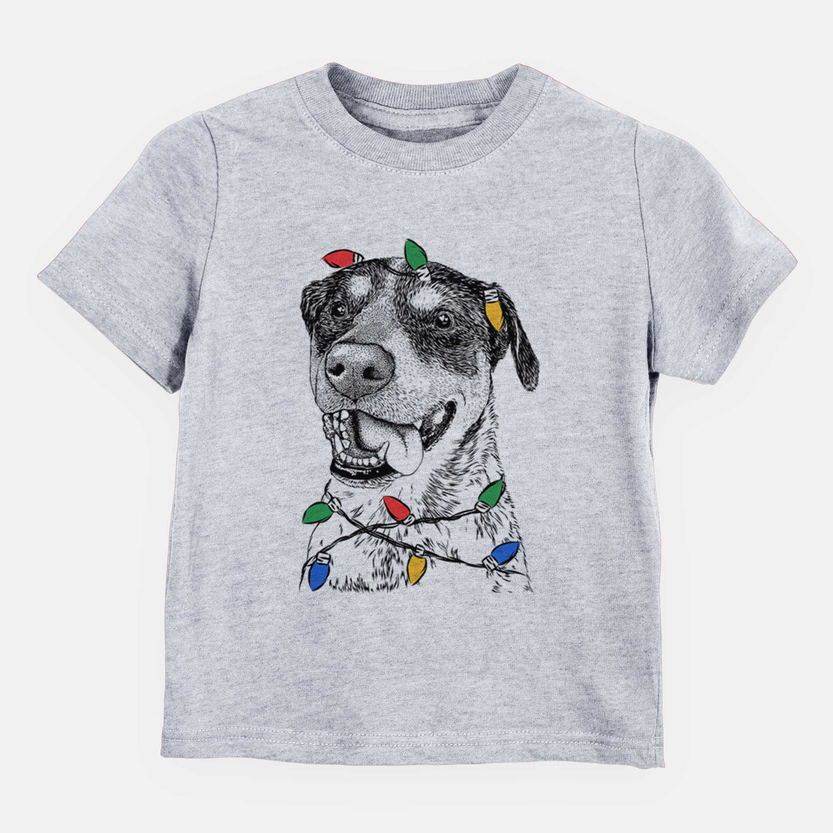 Christmas Lights Gerti the Mixed Breed - Kids/Youth/Toddler Shirt