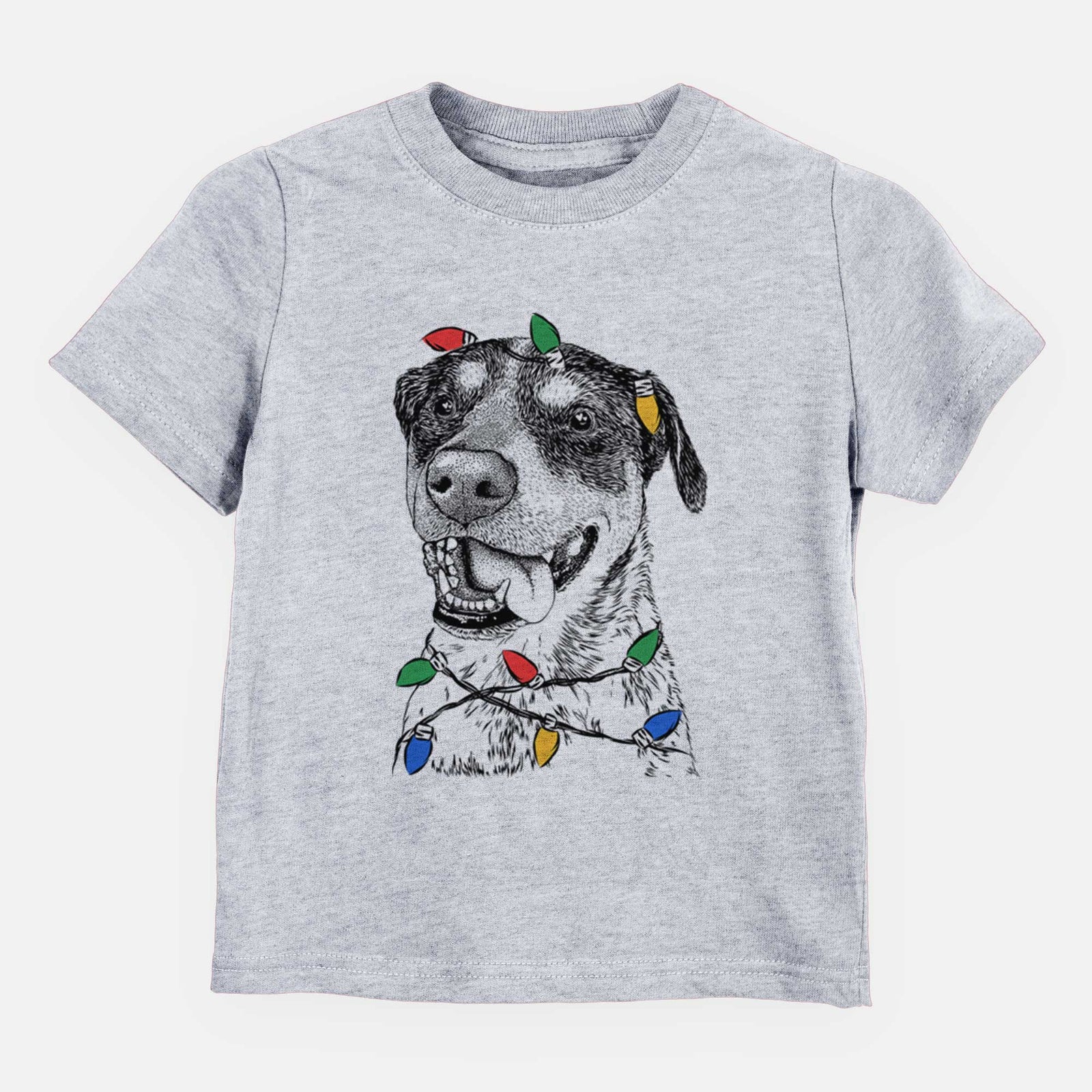 Christmas Lights Gerti the Mixed Breed - Kids/Youth/Toddler Shirt