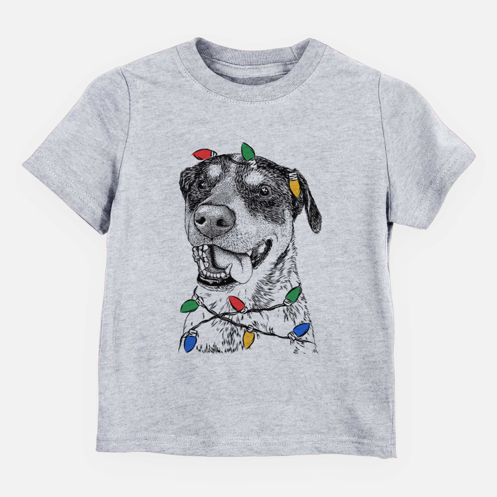 Christmas Lights Gerti the Mixed Breed - Kids/Youth/Toddler Shirt