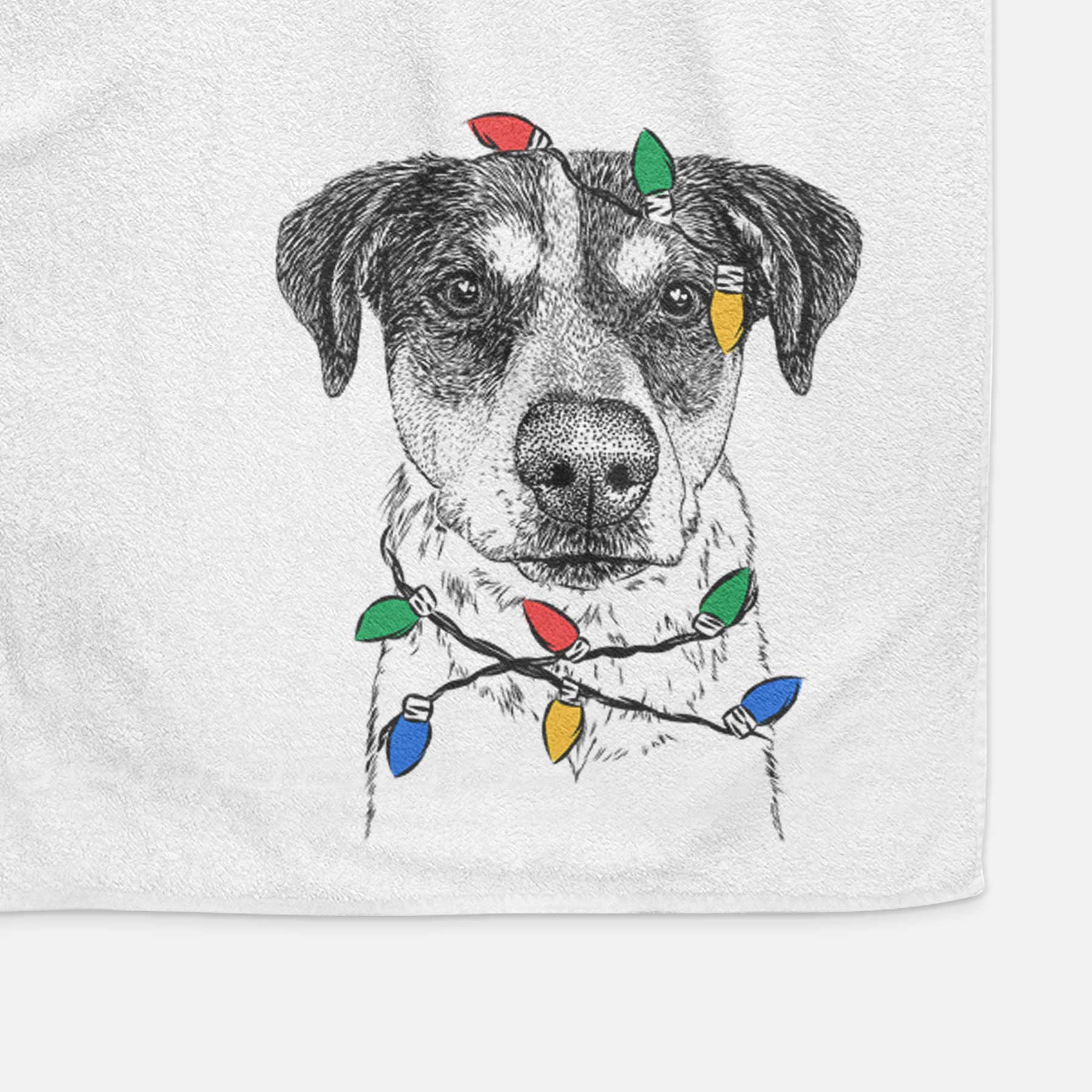 Gertrude the Mixed Breed Decorative Hand Towel