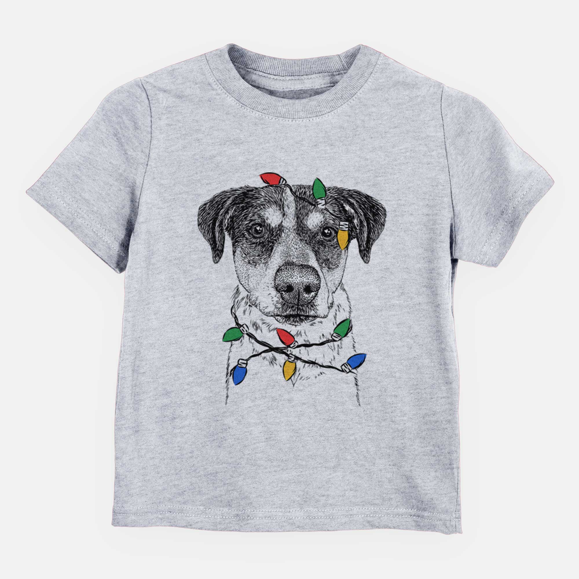 Christmas Lights Gertrude the Mixed Breed - Kids/Youth/Toddler Shirt