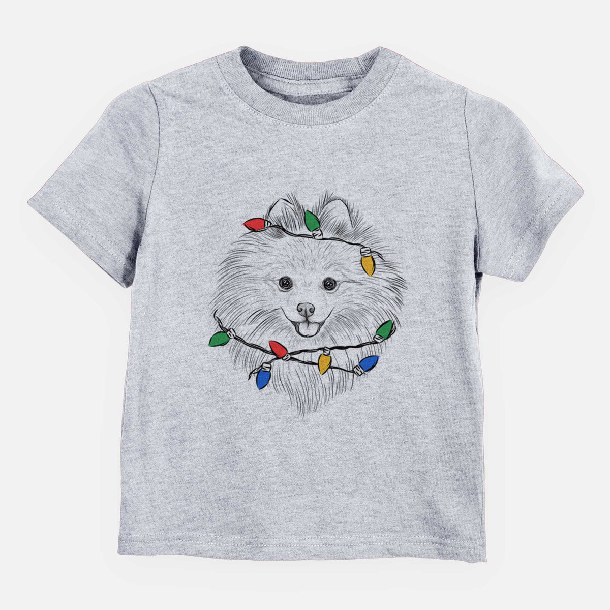 Christmas Lights GiGi the Pomeranian - Kids/Youth/Toddler Shirt