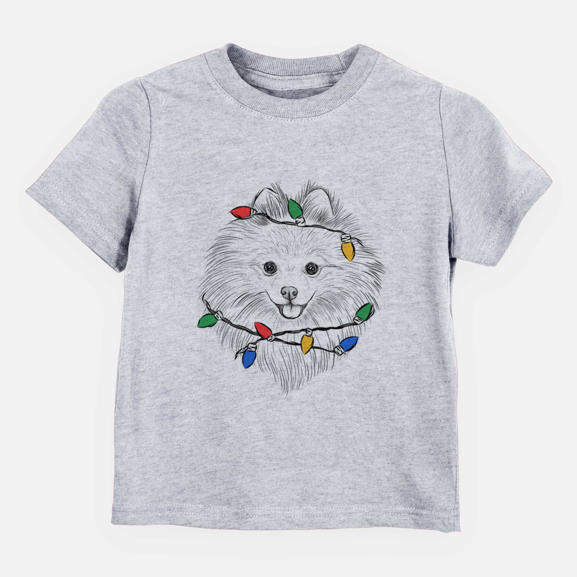 Christmas Lights GiGi the Pomeranian - Kids/Youth/Toddler Shirt