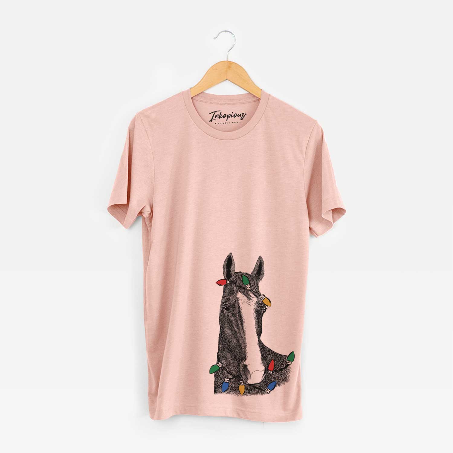 Christmas Lights Gibson the Tennessee Walking Horse - Unisex Crewneck