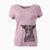 Christmas Lights Gidget the Mexican Street Dog - Women's V-neck Shirt