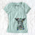 Christmas Lights Gidget the Mexican Street Dog - Women's V-neck Shirt