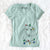 Christmas Lights Giovanni the Poodle - Women's V-neck Shirt