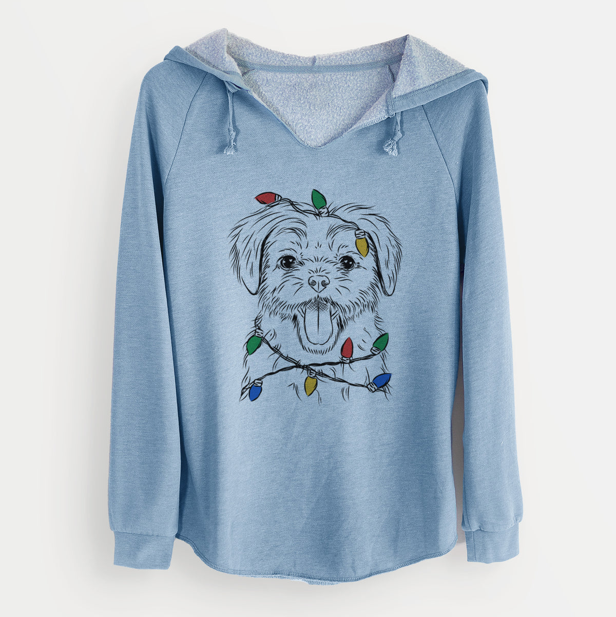 Christmas Lights Gizmo the Maltese - Cali Wave Hooded Sweatshirt