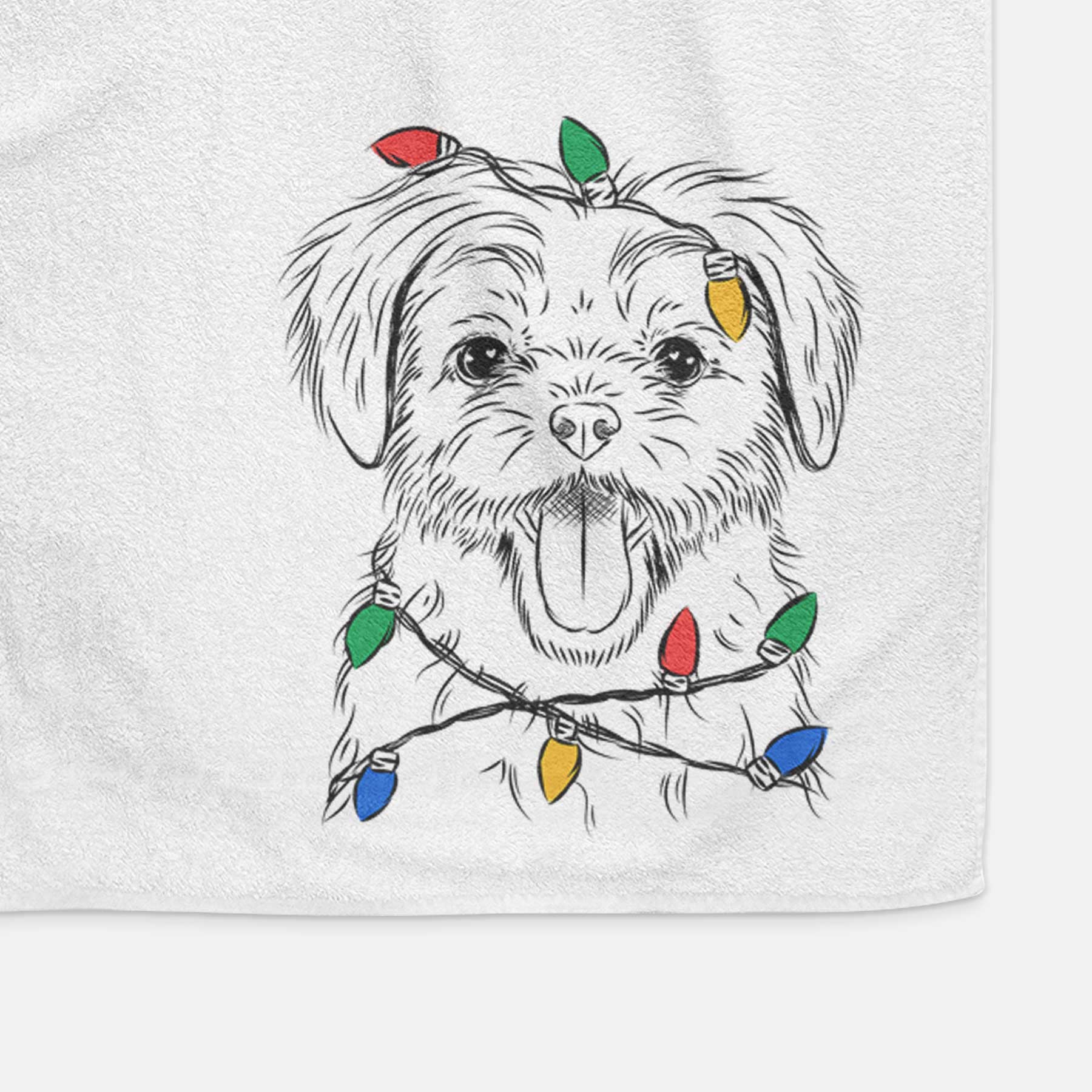 Gizmo the Maltese Decorative Hand Towel