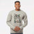 Christmas Lights Gizmo the Grey Cat - Unisex Pigment Dyed Crew Sweatshirt