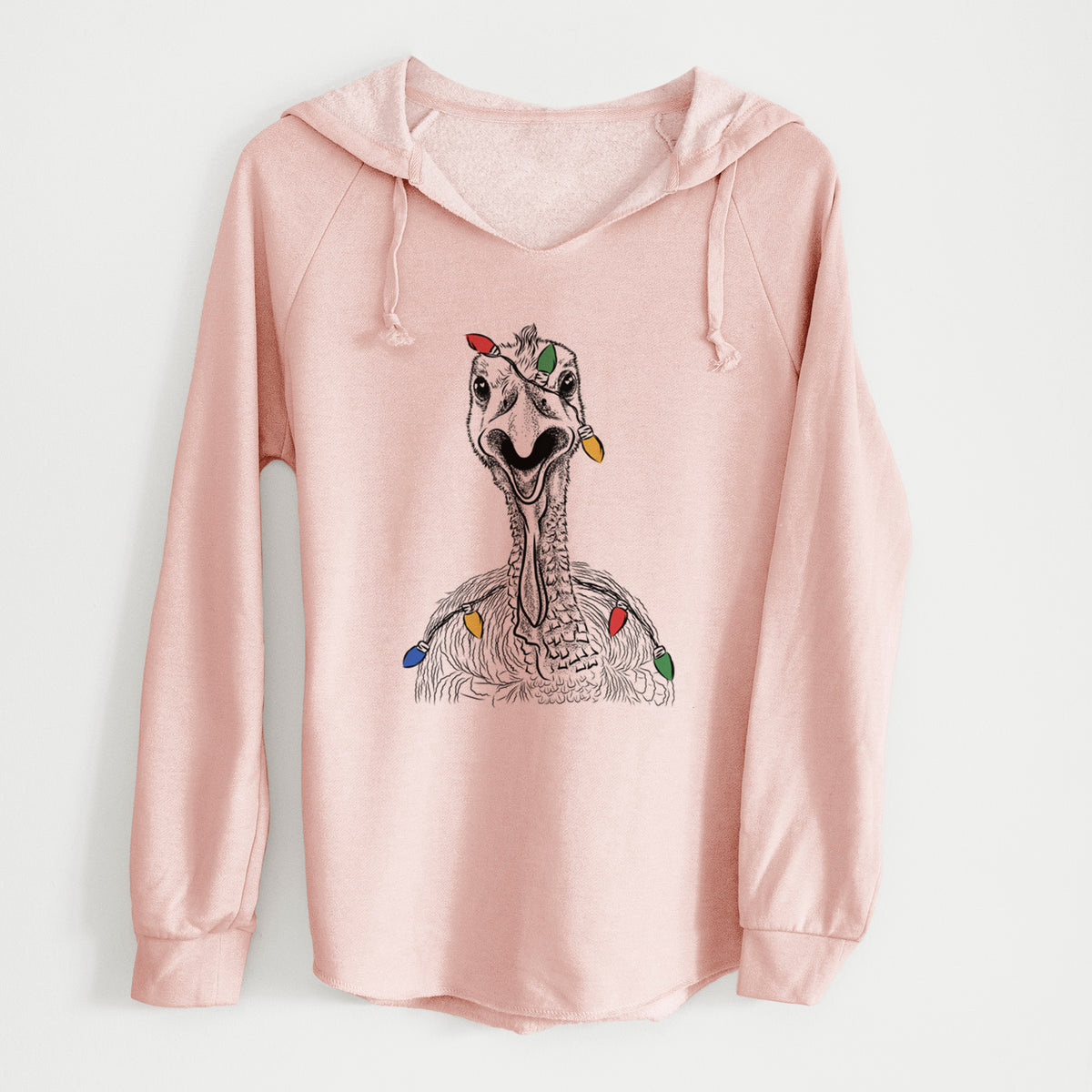 Christmas Lights Gobble the Turkey - Cali Wave Hooded Sweatshirt