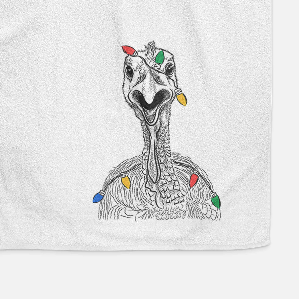 Gobble the Turkey Decorative Hand Towel