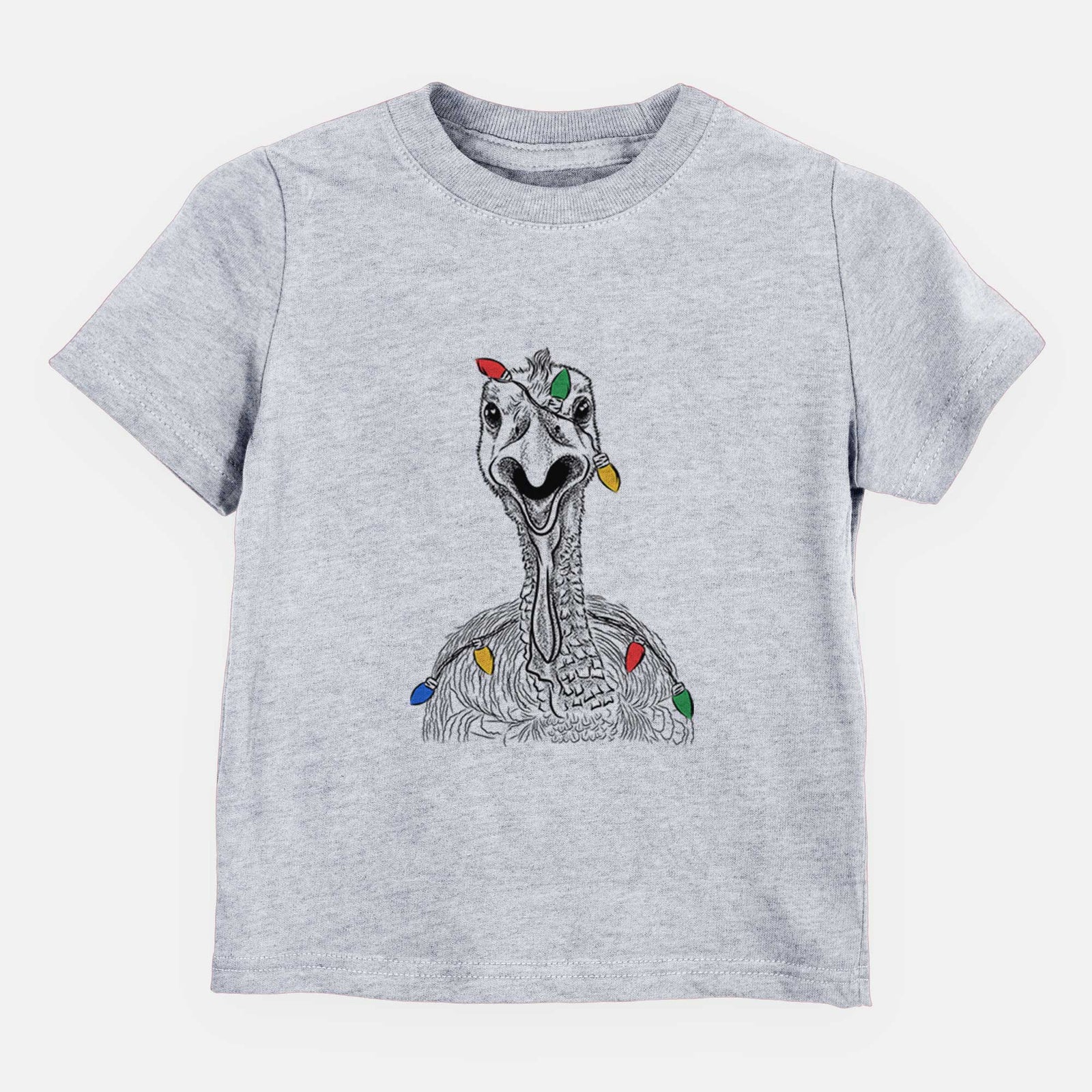 Christmas Lights Gobble the Turkey - Kids/Youth/Toddler Shirt