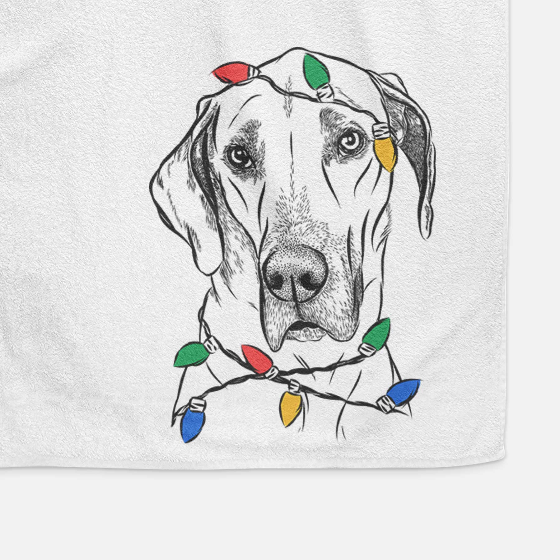 Gracie the Great Dane Decorative Hand Towel