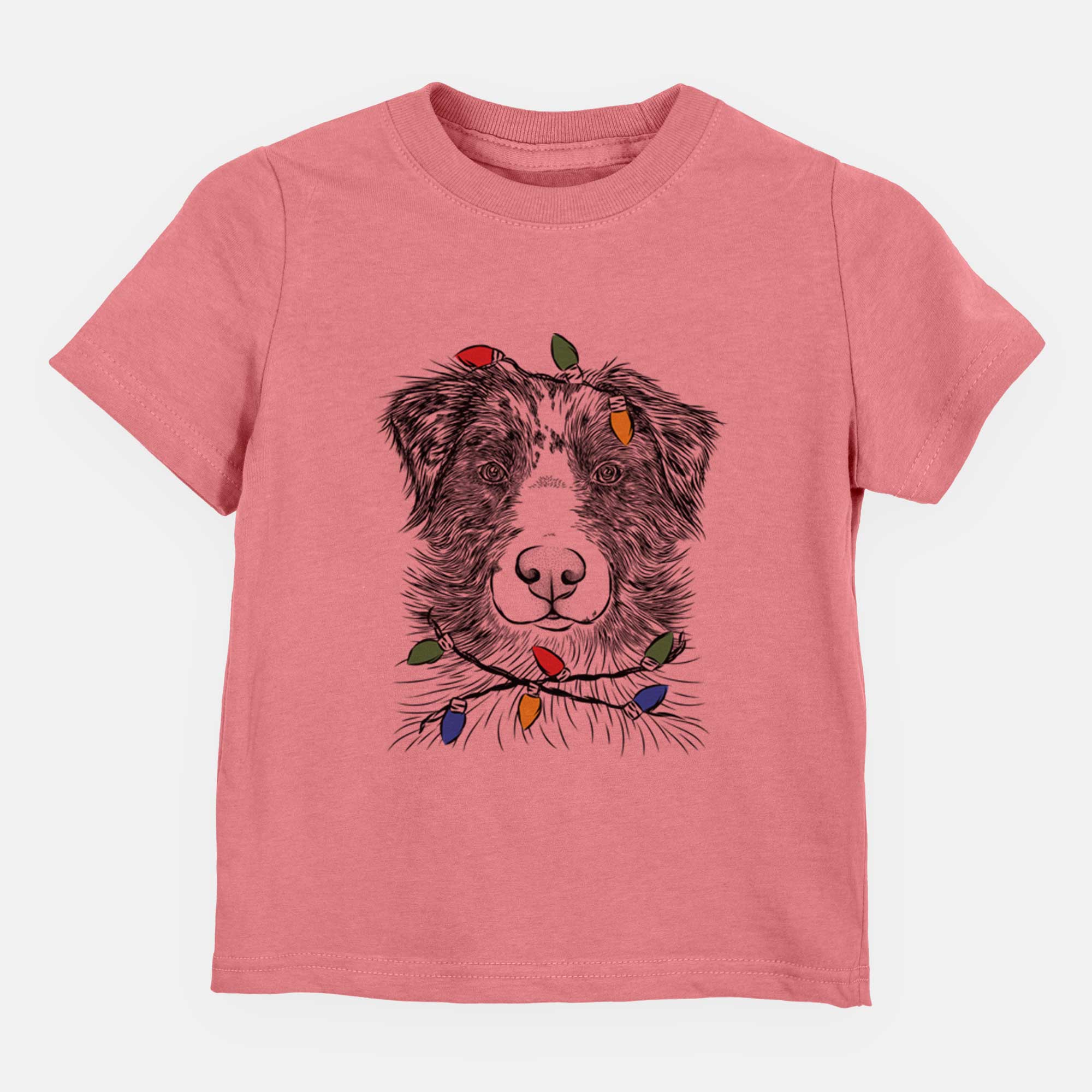 Christmas Lights Gram the Australian Shepherd - Kids/Youth/Toddler Shirt