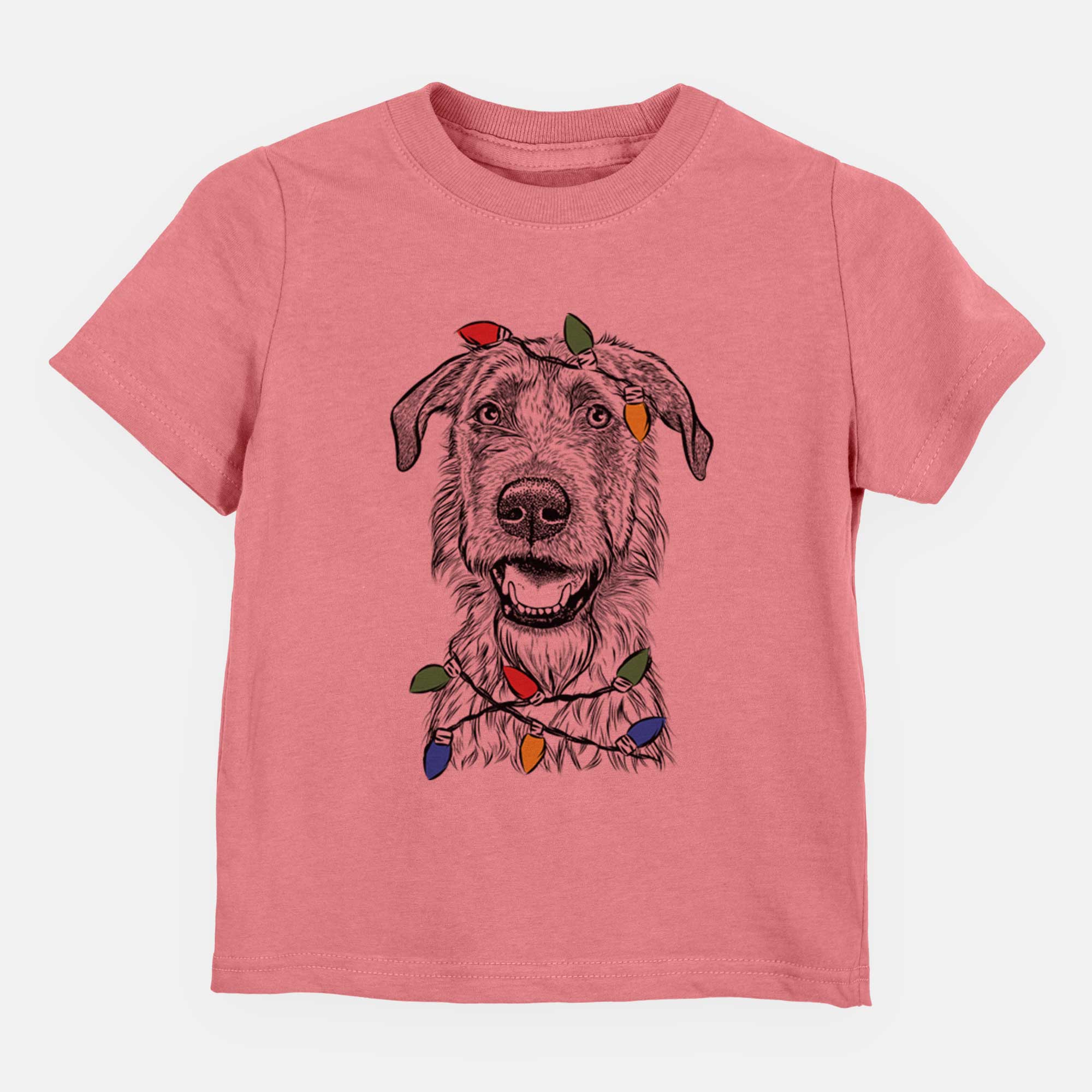 Christmas Lights Griffin the Irish Wolfhound - Kids/Youth/Toddler Shirt