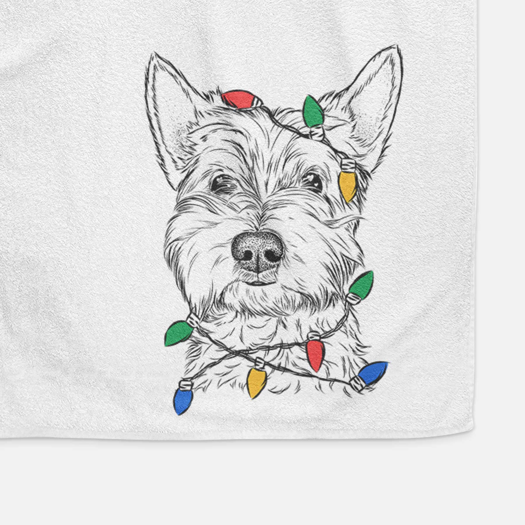 Grizel the West Highland Terrier Decorative Hand Towel