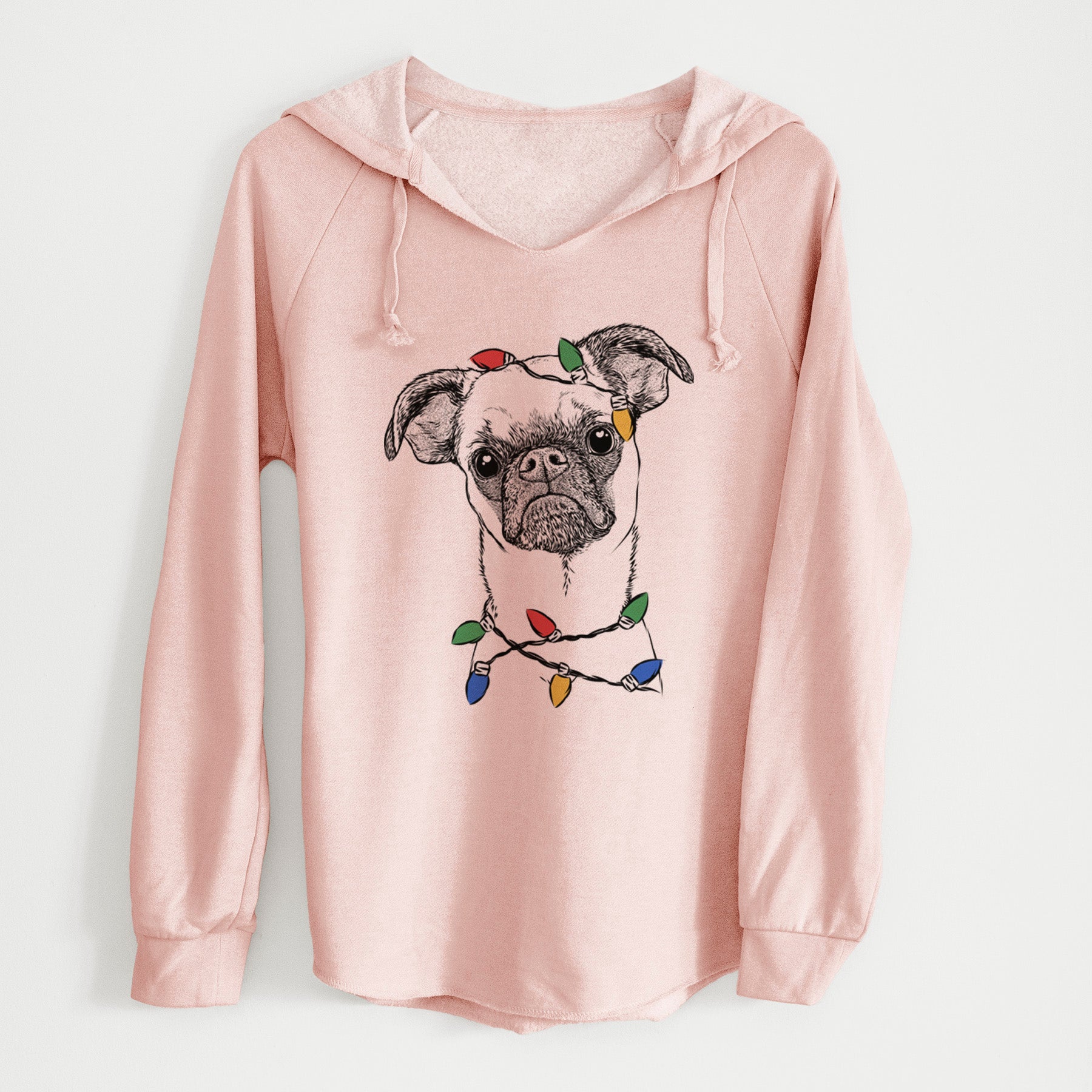 Christmas Lights Groot the Brussels Griffon - Cali Wave Hooded Sweatshirt