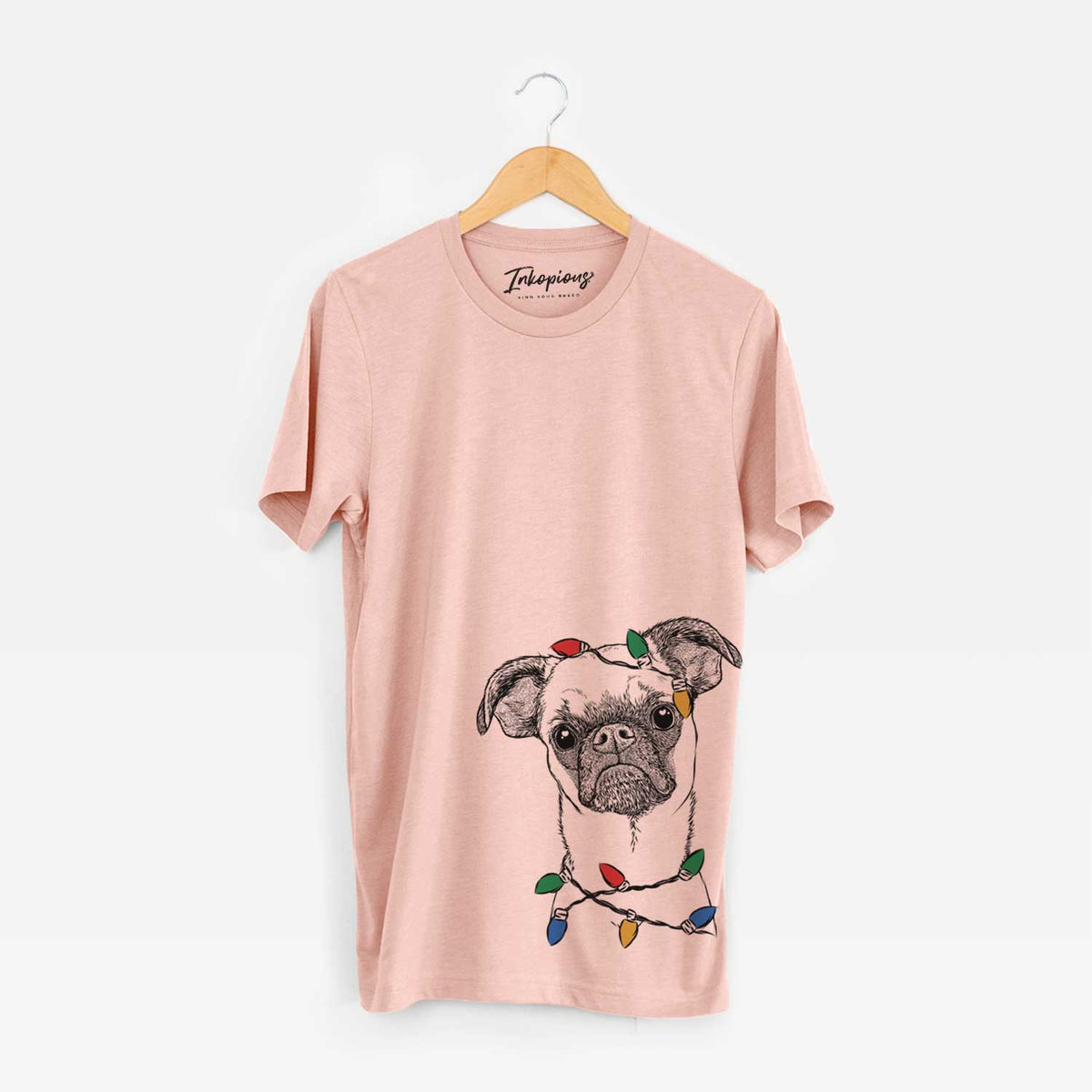 Christmas Lights Groot the Brussels Griffon - Unisex Crewneck