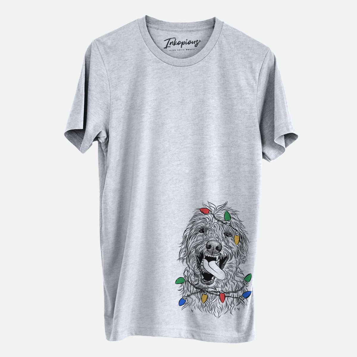 Christmas Lights Groot the Irish Wolfhound - Unisex Crewneck