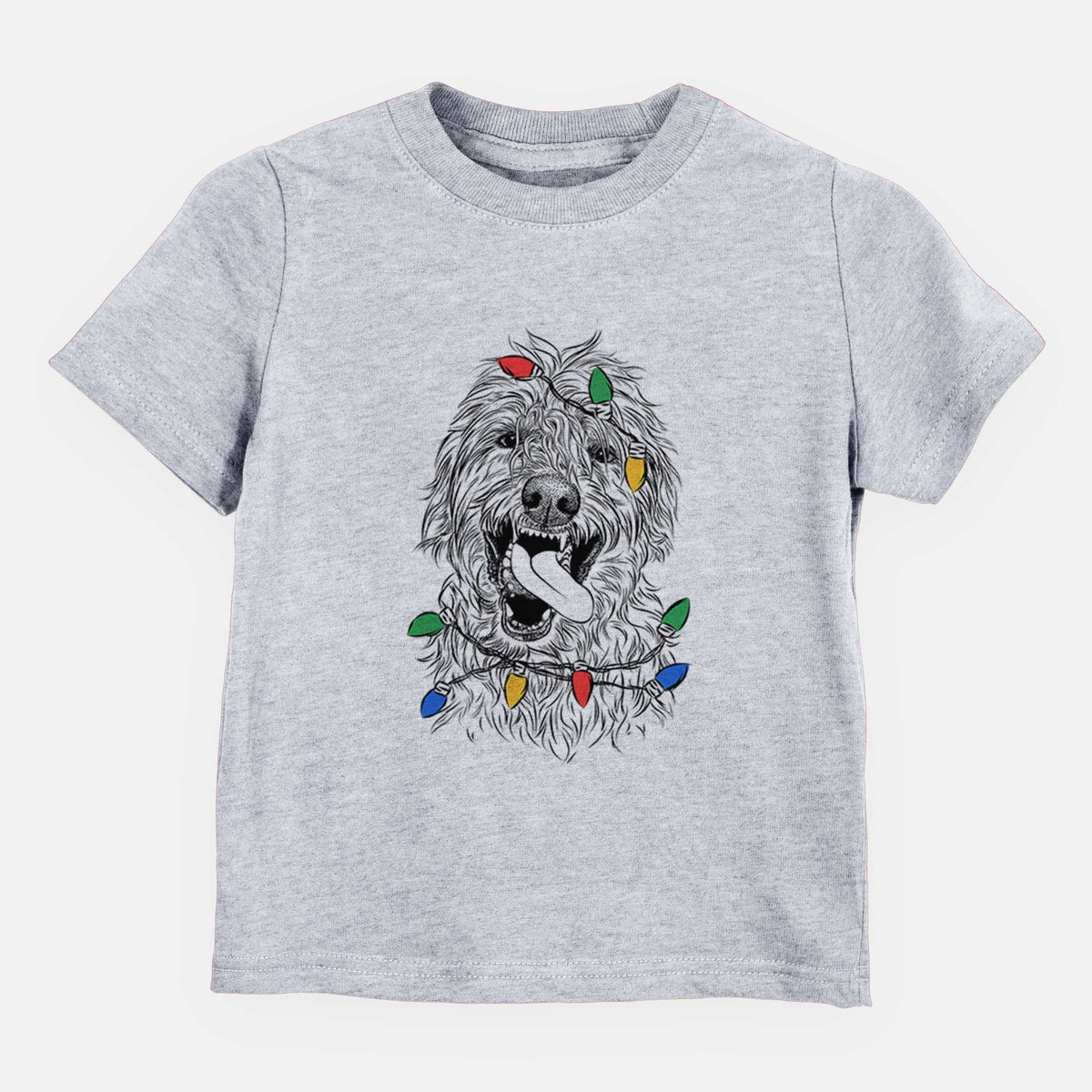 Christmas Lights Groot the Irish Wolfhound - Kids/Youth/Toddler Shirt