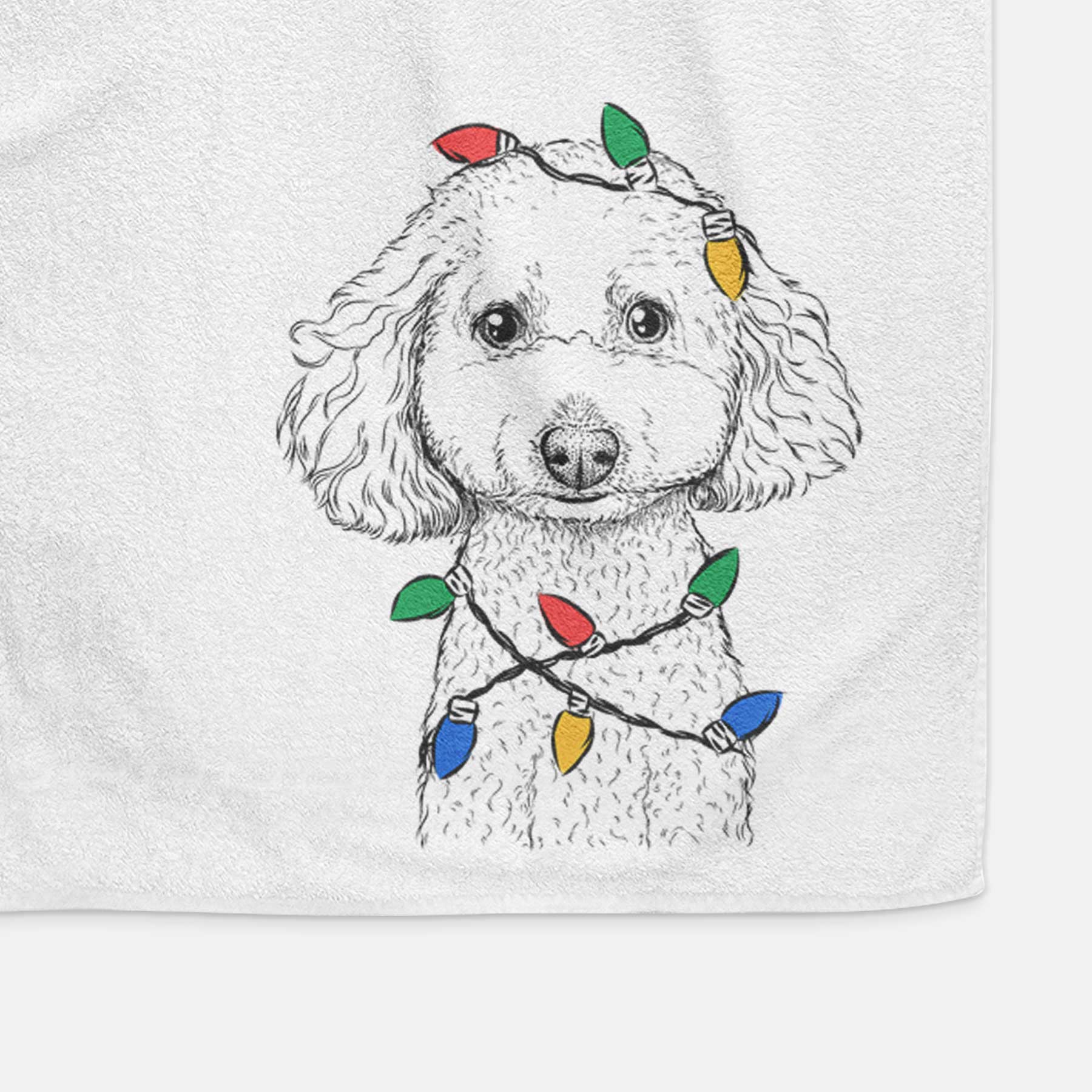 Guinness the Toy Poodle Mix Decorative Hand Towel