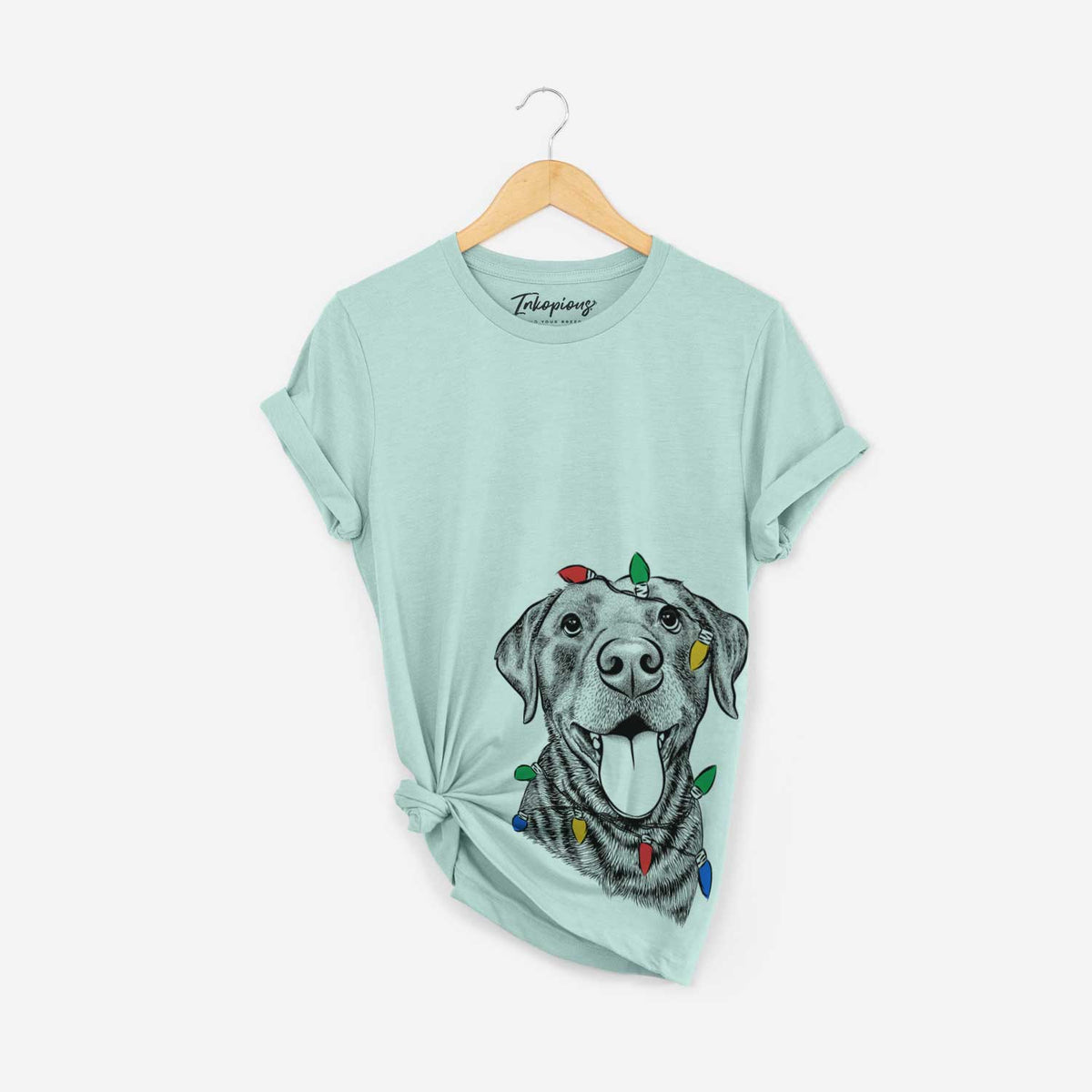 Christmas Lights Gwen the Labrador Retriever - Unisex Crewneck