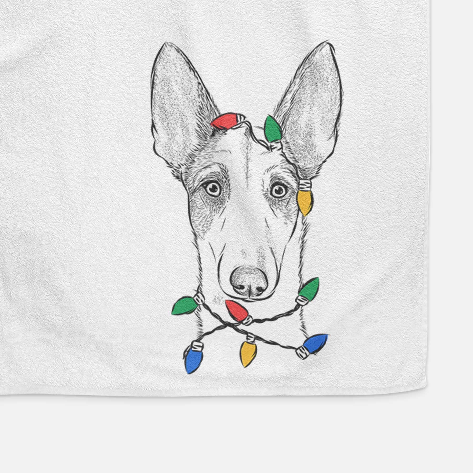 Halo the Ibizan Sight Hound Decorative Hand Towel