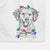 Happy Otis the Miniature Goldendoodle Decorative Hand Towel