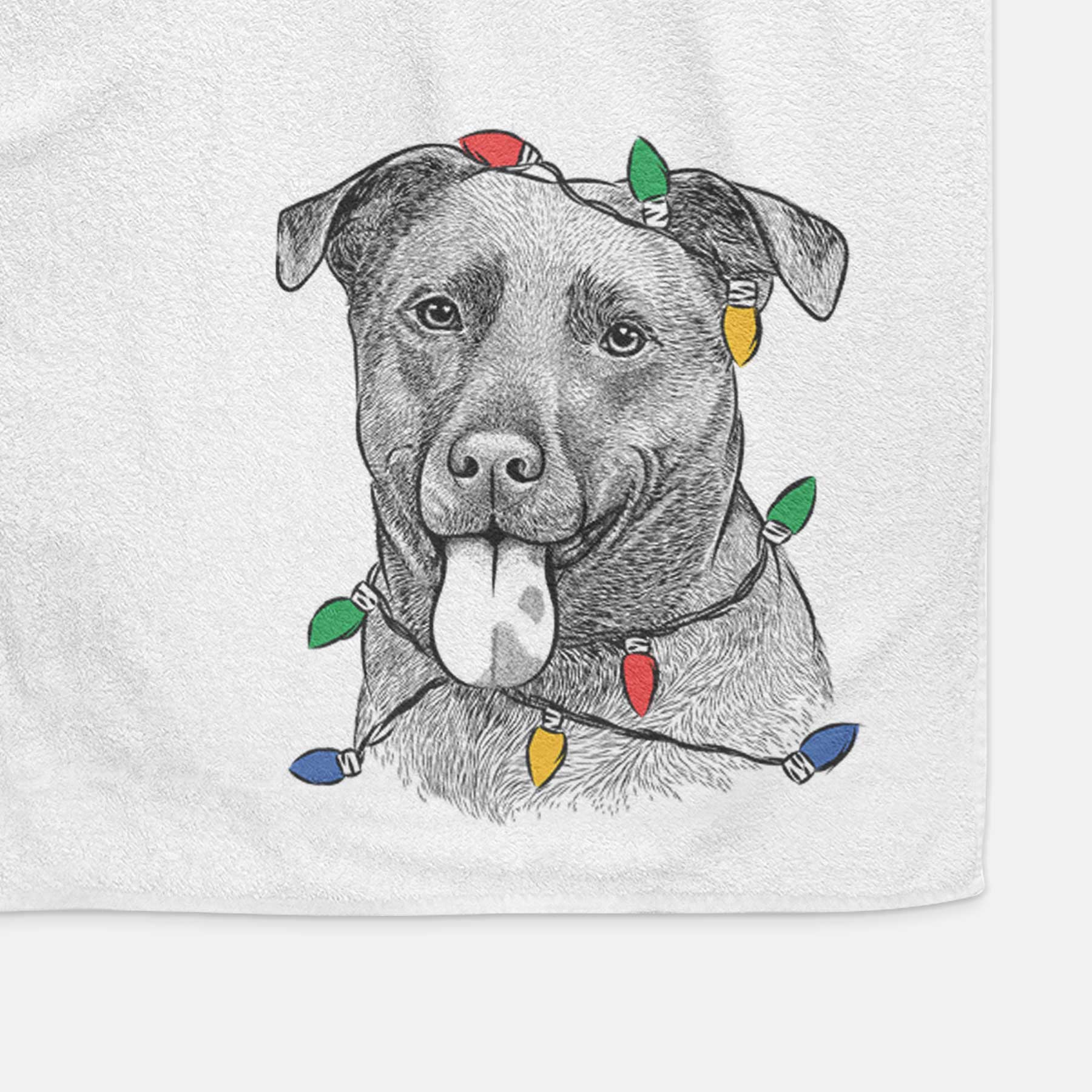 Harbor the Mixed Breed Decorative Hand Towel