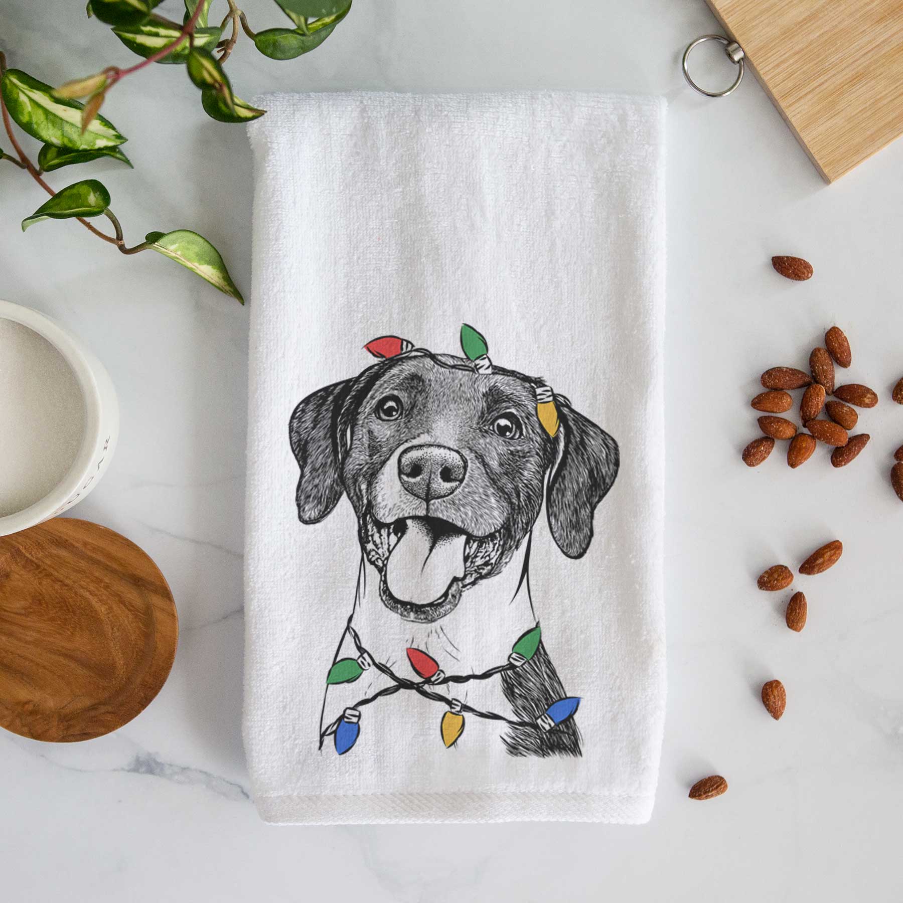 Harper the Mixed Breed Decorative Hand Towel