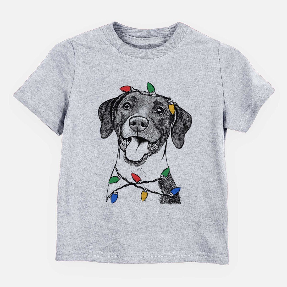 Christmas Lights Harper the Mixed Breed - Kids/Youth/Toddler Shirt